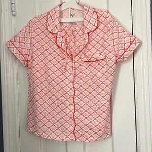 Roller Rabbit Target MED Geo Hearts Pajamas Shorts Short Sleeves Set - brand new